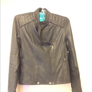 Tommy Hilfiger Leather Moto Jacket